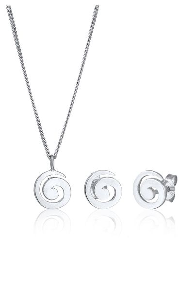 ELLI Schmuckset Spirale Verspielt Basic Set 925 Silber