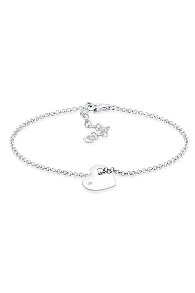 ELLI Kol Bandı Herz Love Diamant (0,015 ct) 925 Gümüş