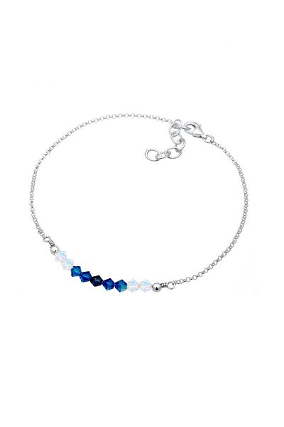 ELLI Fußschmuck Kugel Strand Meer Kristalle 925 Gümüş