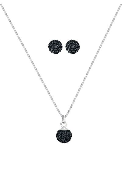 ELLI Schmuckset Kristalle 925 Silber