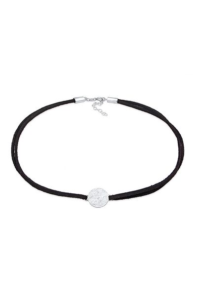 ELLI Halskette Choker Plättchen Halsband 925 Silber