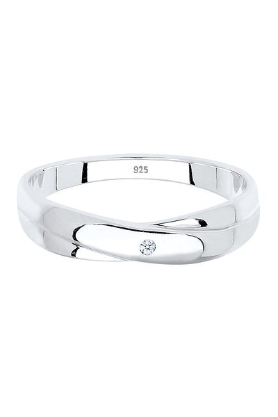 ELLI 0,015 ct. Diamantový prsten Geschenkidee - stříbro 925