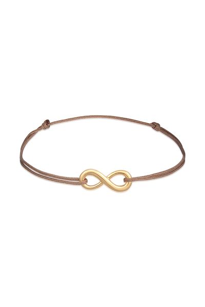 ELLI Armband Infinity Unendlichkeit Nylon Bändchen 925er Silber