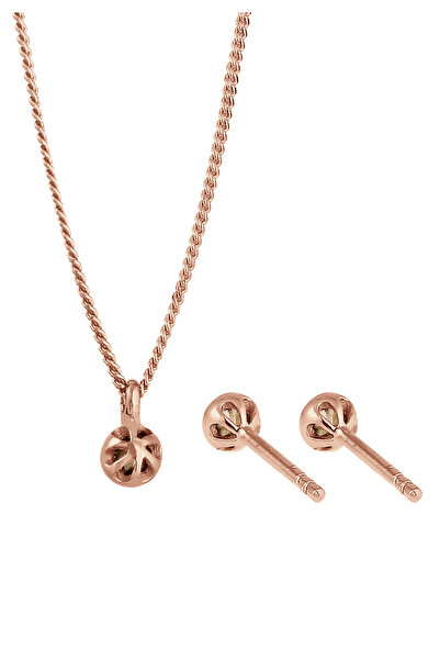 ELLI Schmuckset Basic Elegant Kristal 925 Gümüş