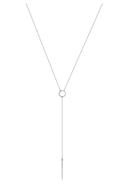 ELLI Halskette Y-Kette Geo Trend Minimal 925 Sterling Silber