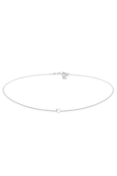 ELLI Halskette Choker Herz Heart Liebe 925 Sterling Silber