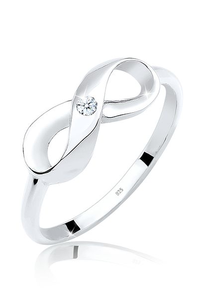 ELLI Unendlich Diamant 0,03 ct. Stříbro 925 - prsten Infinity