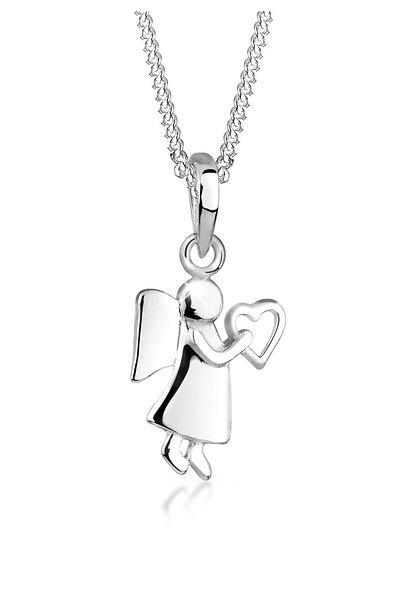 ELLI Halskette Engel Herz Talisman Symbol 925 Sterling Silber