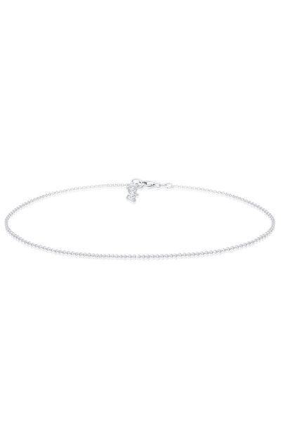 ELLI Halskette Basic Erbskette-Halsband aus 925er Sterlingsilber
