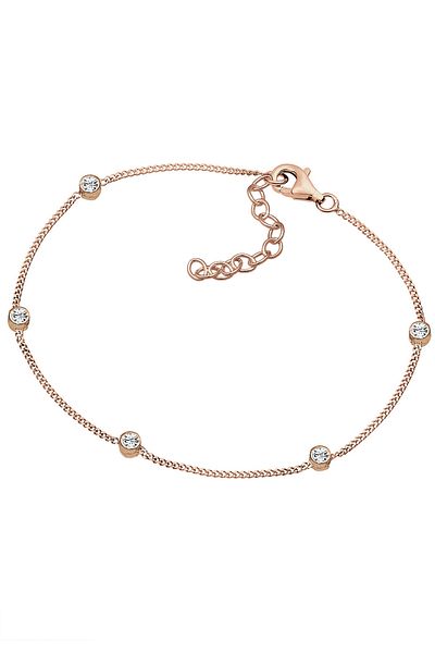 ELLI Armband Damen Basic Modern 925 Sterling Silber mit Kristallen