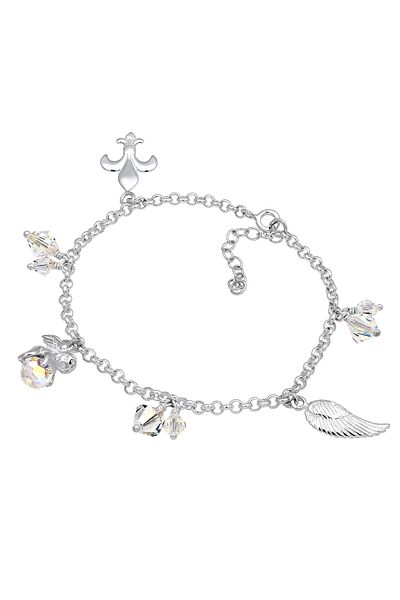 Nenalina Kol Bandı Kol Bandı Bettelarmband Kristalle 925 Gümüş