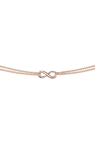ELLI Halskette Infinity Choker Unendlichkeit Erbskette 925 Silber