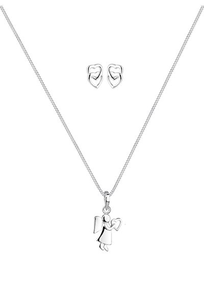 ELLI Schmuckset Engel Herz 925 Sterling Silber