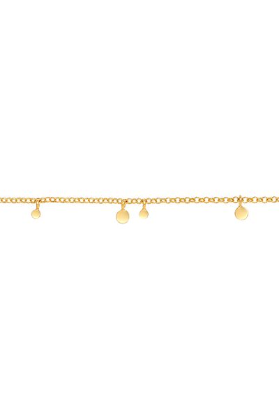 ELLI Náhrdelník Womens Choker Thrombocytes Coin Geo Look Trend Blogger 925 Sterling Silver