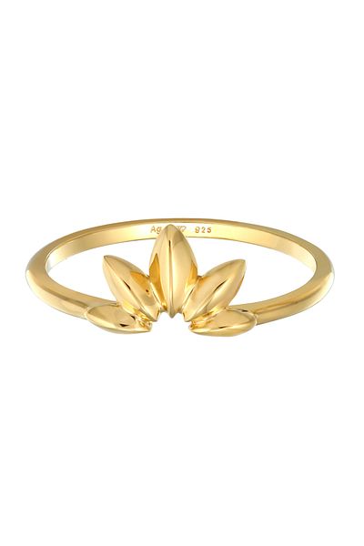 ELLI Ring Lady Leaf Shape Nature Elegant 925 Sterling Silber