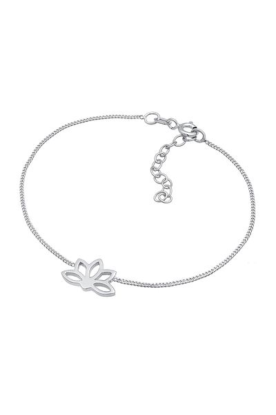 ELLI Armband Lotusblume Yoga Blume Spirituell 925 Silber
