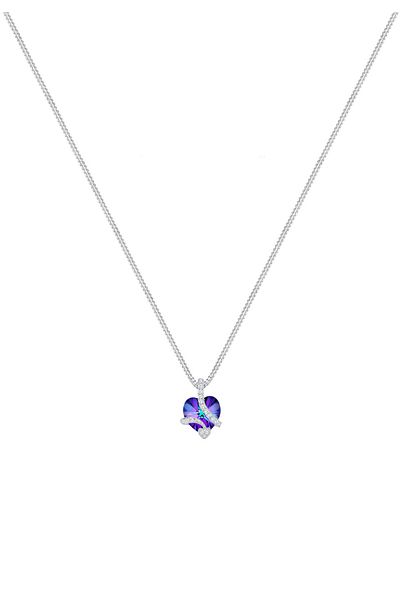 ELLI Halskette mit Kristallen aus 925er Silber – Damen