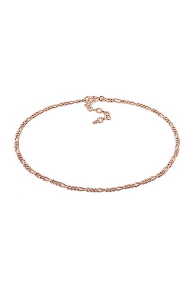 ELLI Fußschmuck Figarokette Sommer Strand Zeitlos Basic 925 Silber