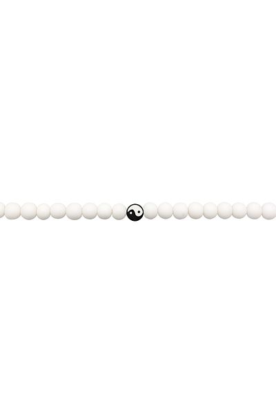 ELLI Halskette Harz Perlen Yin-Yang Bead 925 Silber