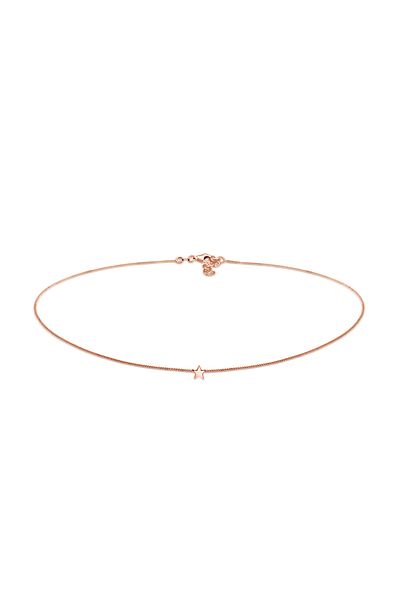 ELLI Halskette Basic Stern Astro Choker 925 Sterling Silber