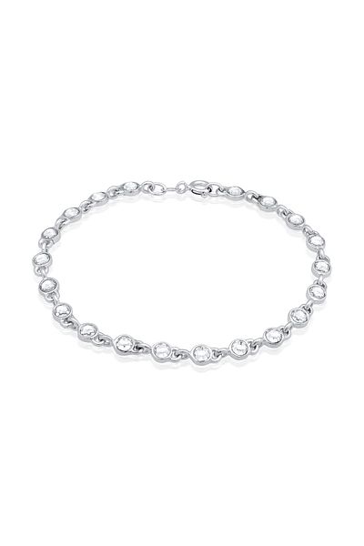 ELLI Kristalle Modern Classic 925 Silber Armband - Tenisový náramek