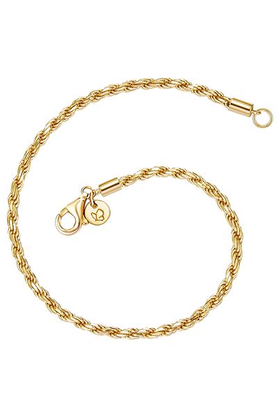 Glanzstücke München Silberarmband Armband Sterling Silber gelbgold