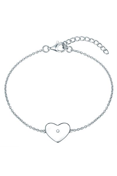 Lulu & Jane Diamantarmband Armband Sterling Silber Diamant weiß