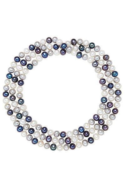 Valero Pearls Perlenhalskette Kette Süßwasser-Zuchtperle çok renkli