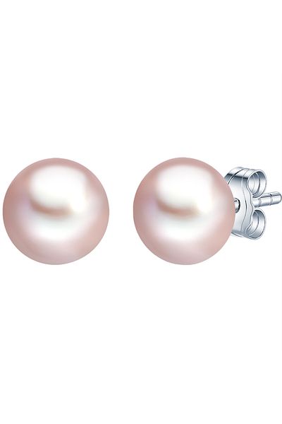 Valero Pearls Perlenohrstecker Ohrstecker Sterling Silber Süßwasser-Zuchtperle pilotu