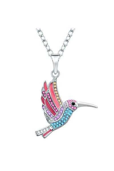 Lulu & Jane Kette mit Kristallen von Swarovski® Kette mit Anhänger verziert mit Kristallen von Swarovski® bunt
