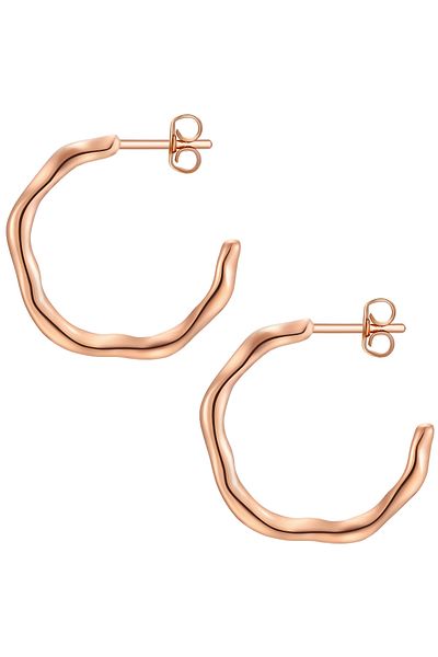 eastside Edelstahlohrcreolen Creolen Edelstahl roségold