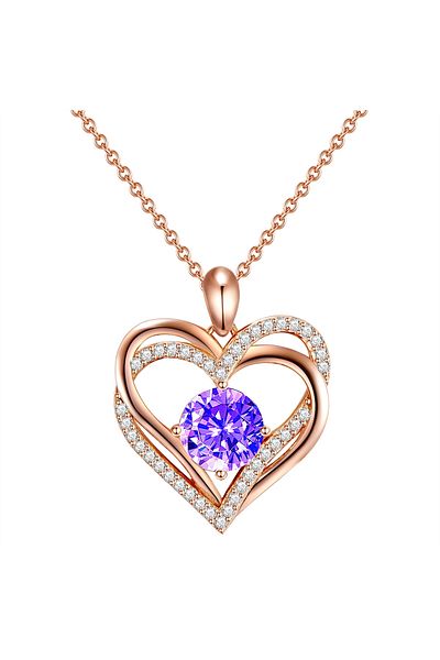 Rafaela Donata Kette mit Kristallen von Swarovski® Kette mit Anhänger Sterling Silber roségold verziert mit Kristal