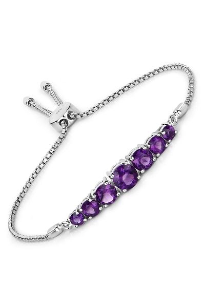 Rafaela Donata Edelsteinarmband Armband Sterling Silber Amethyst