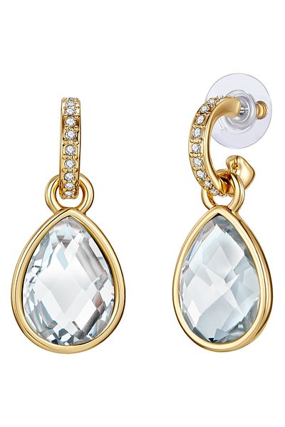 Lulu & Jane Ohrhänger mit Kristallen von Swarovski® Ohrhänger gelbgold verziert mit Kristallen von Swarovski® we