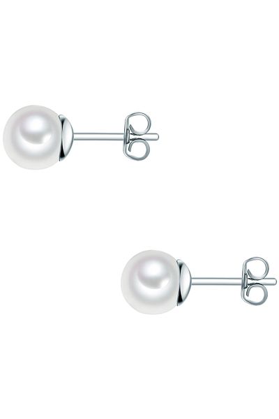 Rafaela Donata Silberohrstecker Ohrstecker Sterling Silber Südsee-Muschelkernperle weiß