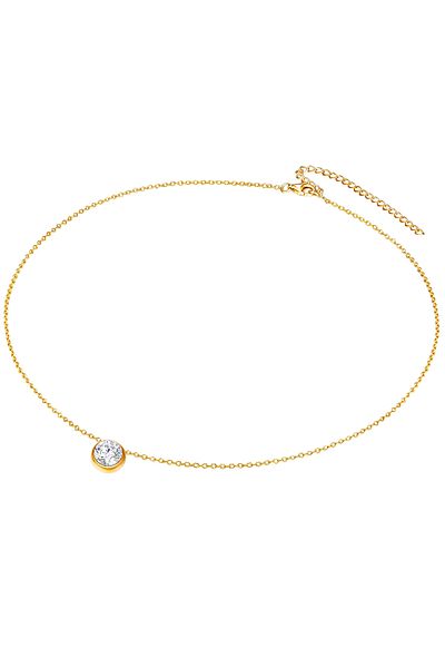 Rafaela Donata Set mit Kristallen von Swarovski® Set (Kette+Ohrstecker)
 Sterling Silber gelbgold verziert mit Kri