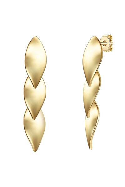 Glanzstücke München Silberohrhänger Ohrhänger Sterling Silber gelbgold