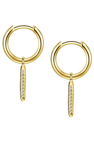 Glanzstücke München Silberohrcreolen Creolen Sterling Silber gelbgold