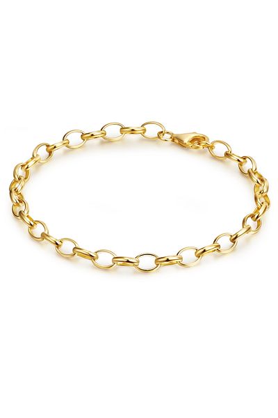 Trilani Silberarmband Armband Sterling Silber gelbgold