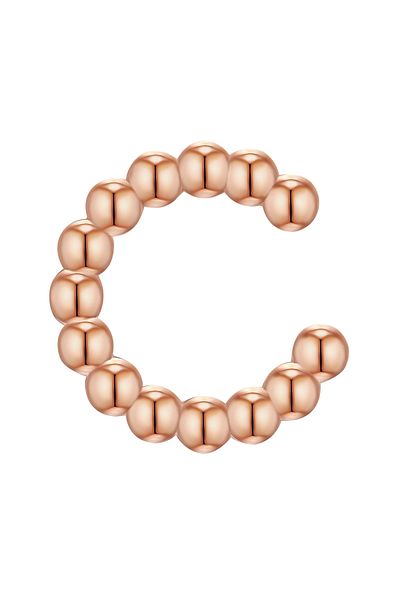 Glanzstücke München Silberohrklemmen Ohrklemme Sterling Silber pembe altın