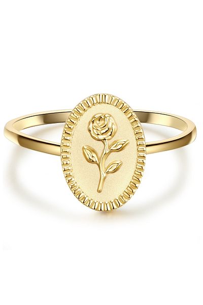 Glanzstücke München Silberring Ring Sterling Silber gelbgold