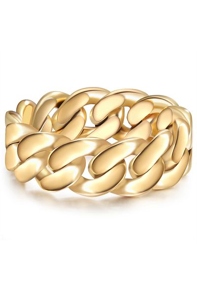 YOKOAMİİ Modeschmuckring Yüzük jelbgold