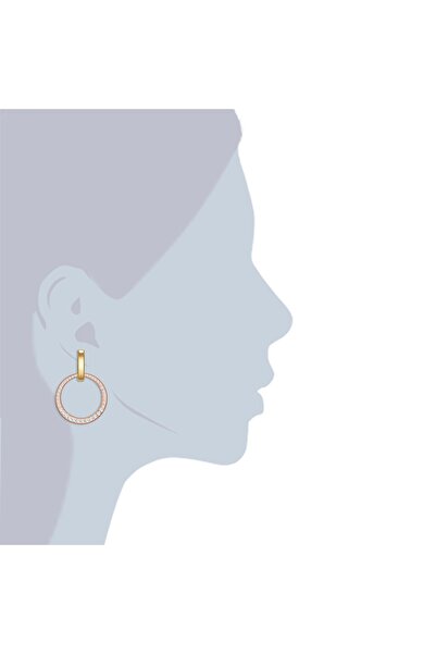 Lulu & Jane Modeschmuckohrhänger Ohrhänger roségold Glas weiß