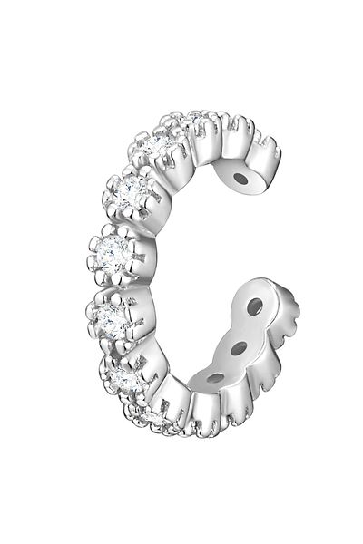 Glanzstücke München Silberohrklemmen Ohrklemme Sterling Silber Zirkonia weiß