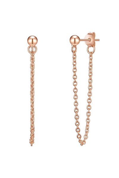 Glanzstücke München Silberohrstecker Ohrstecker Sterling Silber roségold