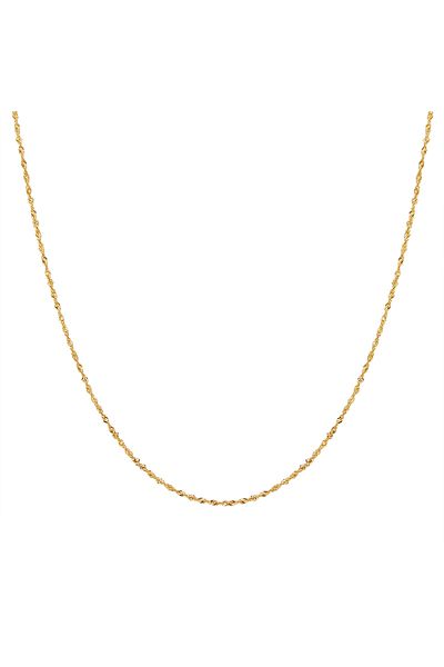 Glanzstücke München Silberhalskette Kette Sterling Silber gelbgold
