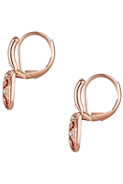 Lulu & Jane Ohrhänger mit Kristallen von Swarovski® Ohrhänger roségold verziert mit Kristallen von Swarovski® we