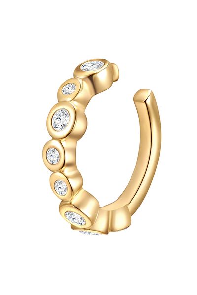Lulu & Jane Ohrklemme mit Kristallen von Swarovski® Ohrklemme gelbgold verziert mit Kristallen von Swarovski® wir