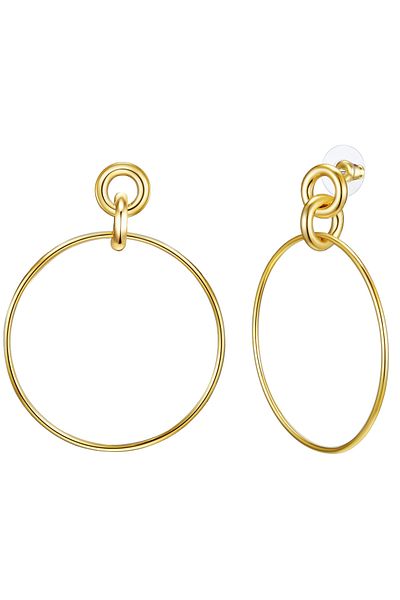 YOKOAMİİ Modeschmuckohrstecker Ohrstecker gelbgold