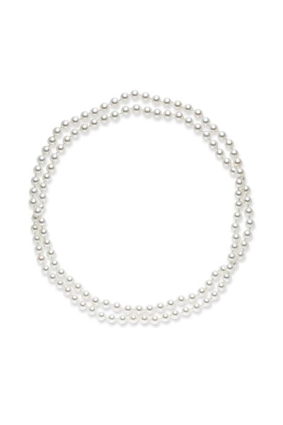Lulu & Jane Perlenhalskette Kette Muschelkernperle weiß